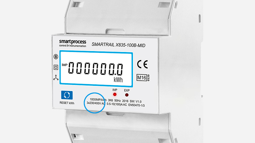 3 fasen elektriciteitsmeter