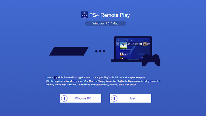 how to setup ps4 remote play on laptop