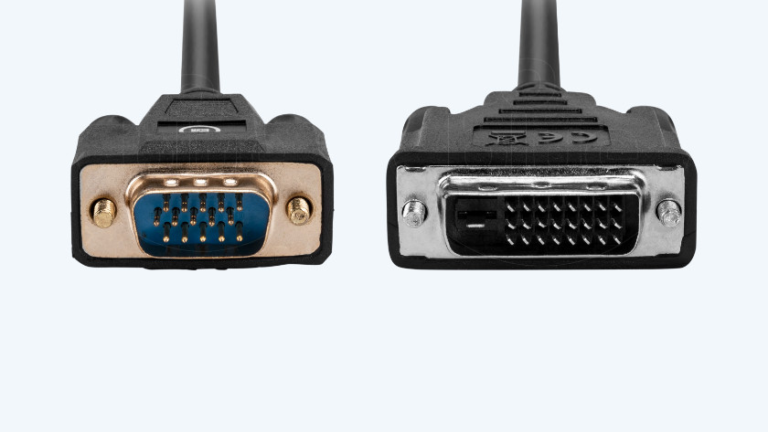 DVI en VGA kabels