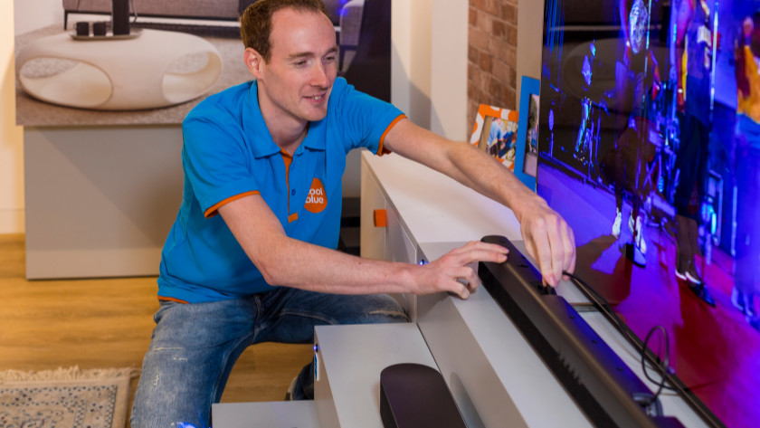 Uitleg over de bezorging en installatie van je soundbar