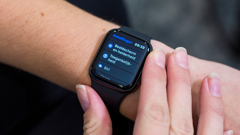 Apple Watch inzoomen aanzetten