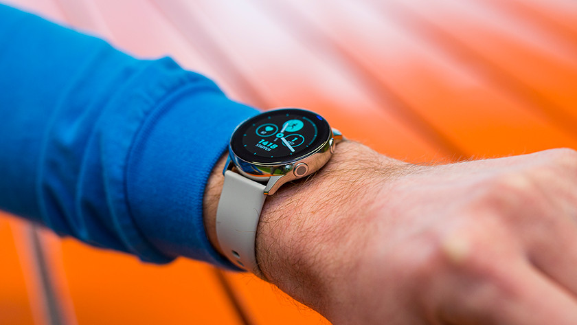 galaxy watch active on wrist