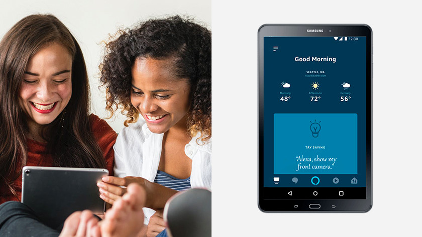 Amazon Alexa op je tablet 