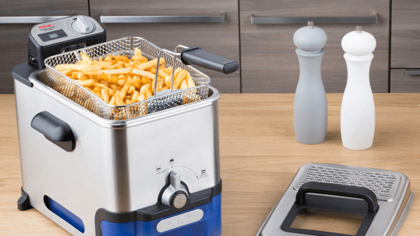 Deep fryer with fries