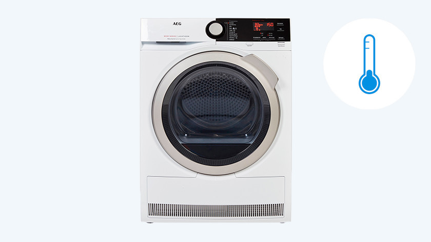 Droogtemperatuur warmtepompdroger