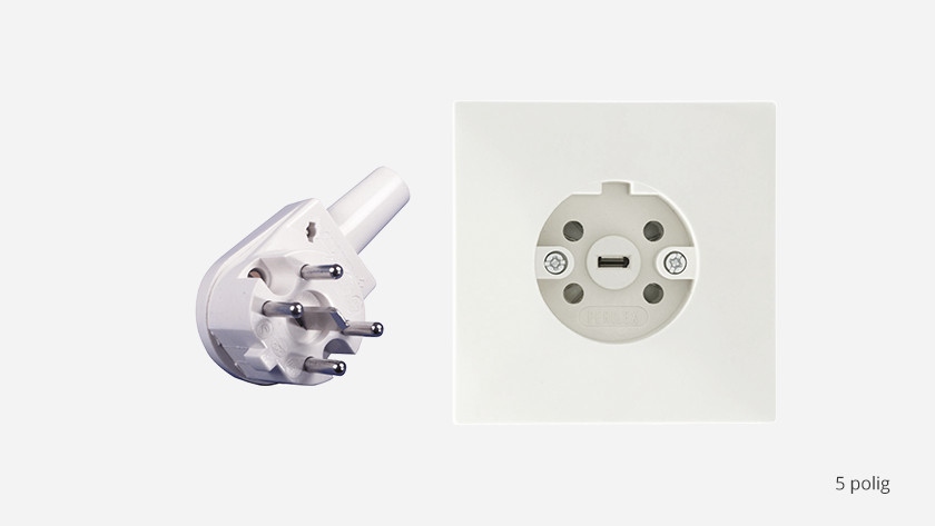 5-pin plug and socket