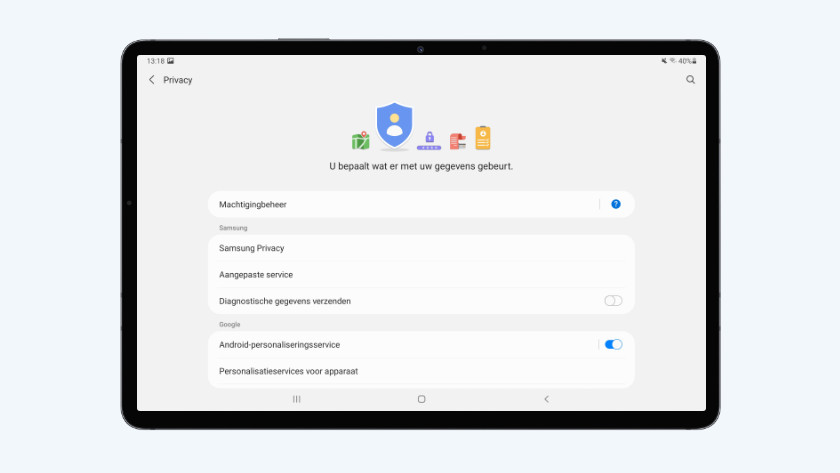 Android instellingen