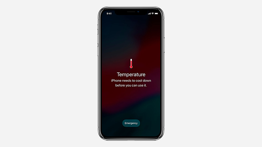 iPhone temperatuur