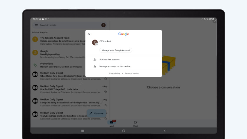 How do you set up email on your Android tablet? - Coolblue - anything ...