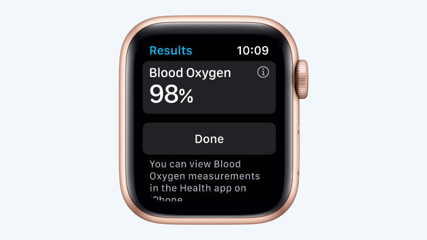 Apple Watch Series 7 blood oxygen sensor