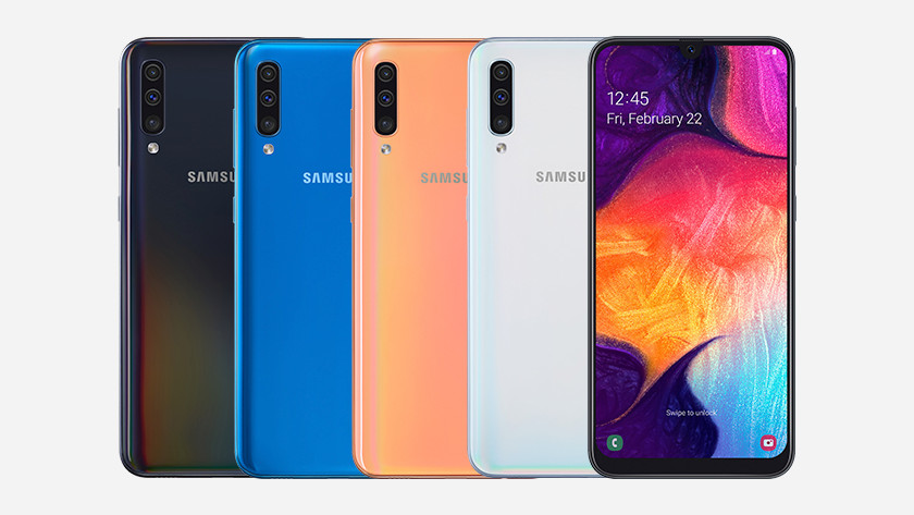 samsung galaxy a50 line up