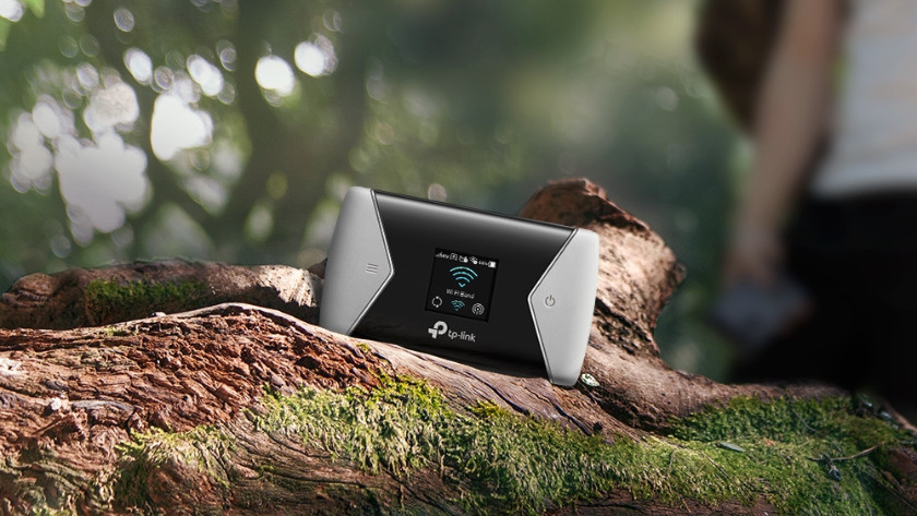 MiFi router in the forest