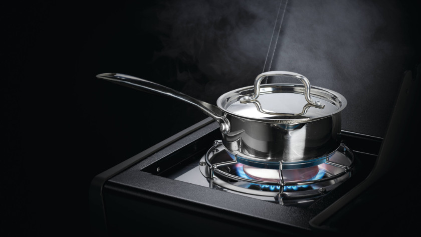 Side burner with cooktop