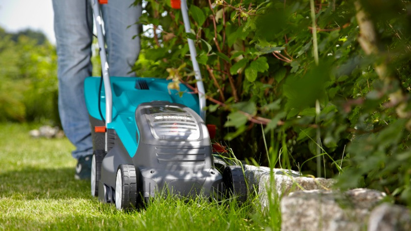 Gardena Grasmaaier randen van gazon