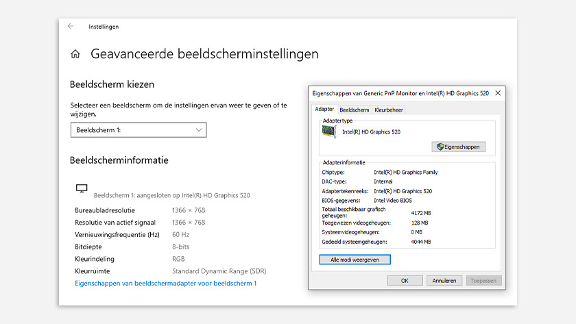 Beeldscherm Herstellen Windows 10 