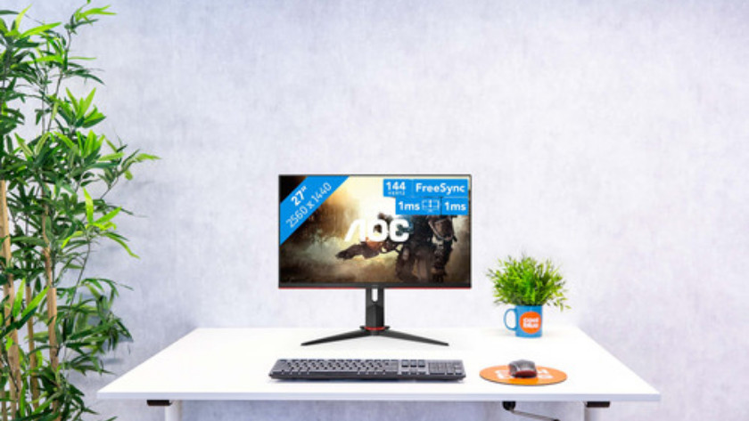 27 inch gaming monitor van AOC