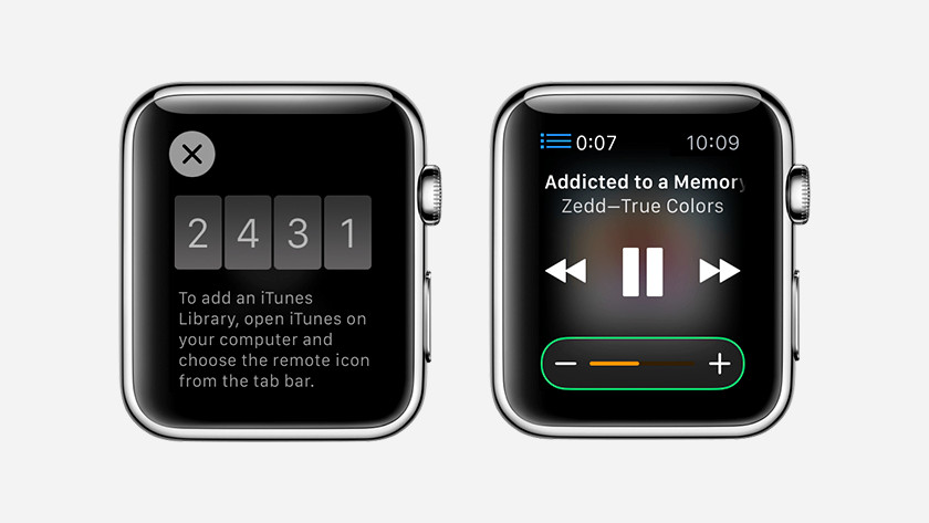 Control iTunes with Apple Watch