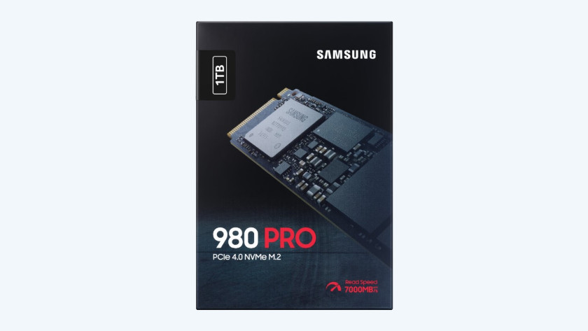 Doosje van de Samsung 980 Pro SSD