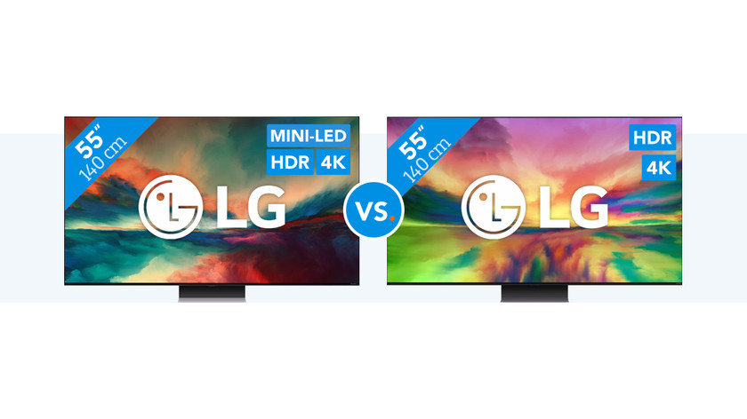 Vergelijk de LG QNED866 met de LG QNED816 (2023)