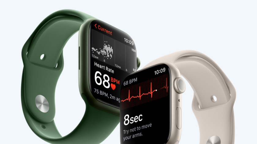 Heart rate reading Apple Watch Series 7