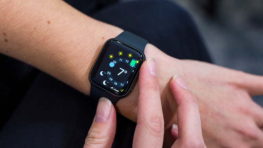 Inzoomen op Apple Watch