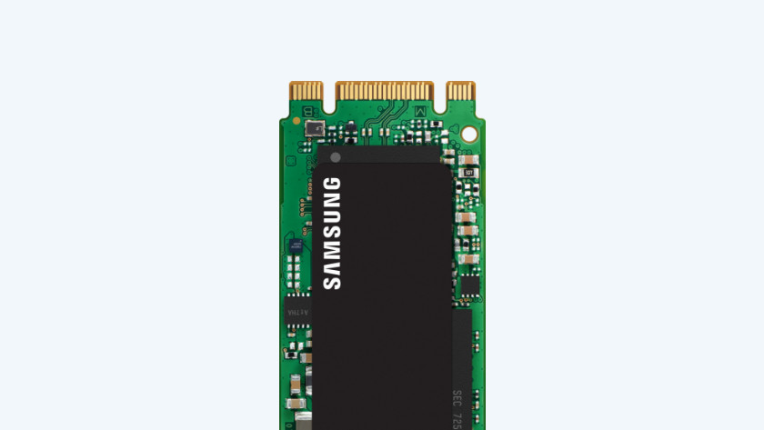 An M.2 SATA SSD with B and M key