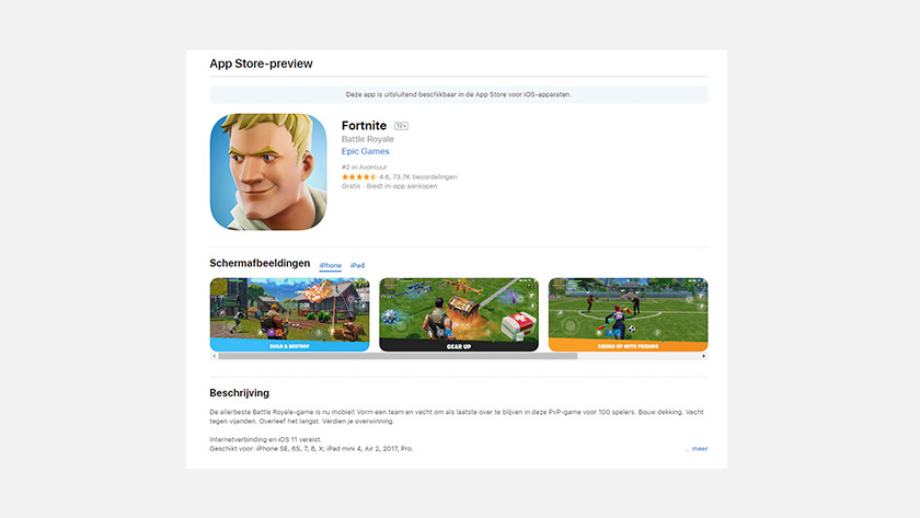 fortnite downloaden ios - fortnite downloaden op telefoon