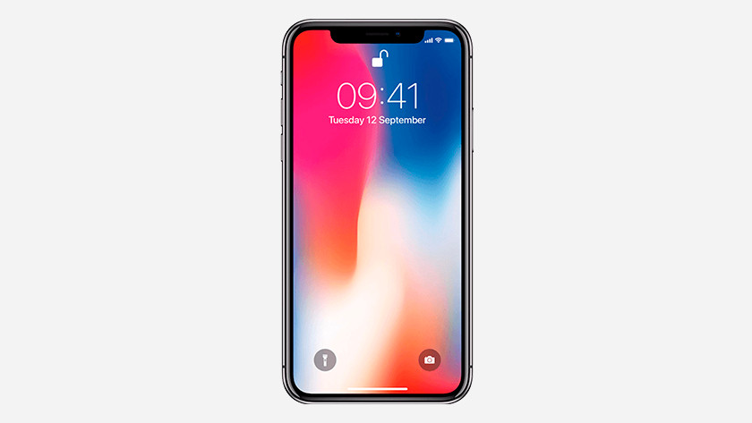 Het scherm iPhone X