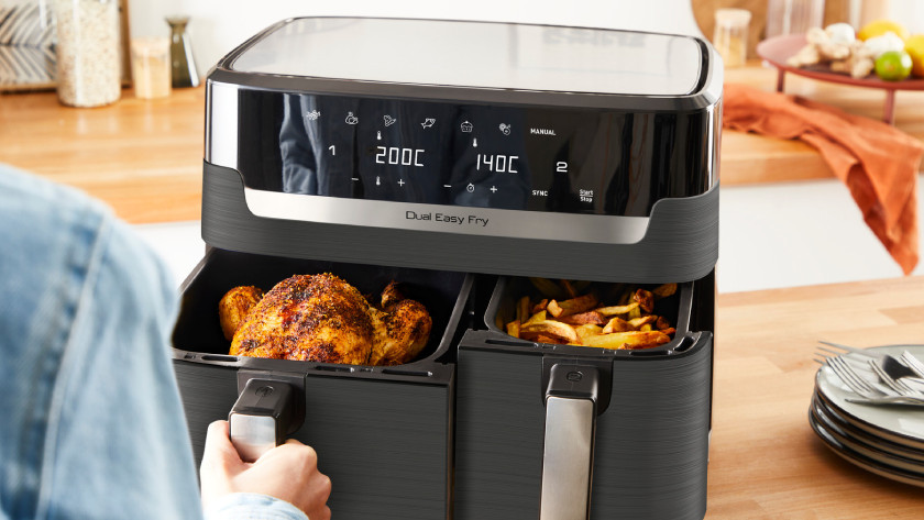 Airfryer met 2 lades