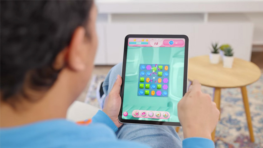 Op Apple iPad 2022 Candy Crush spelen