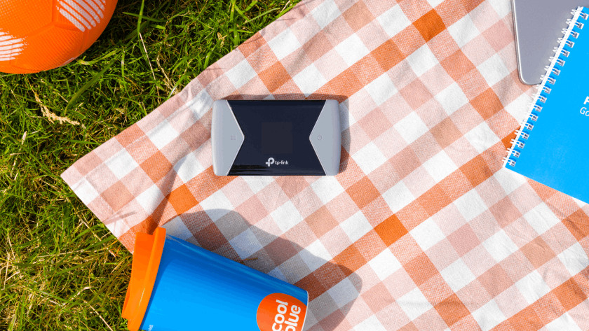 Mifi router in het gras