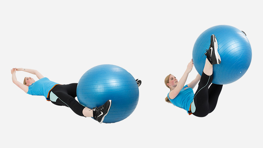 Metafoor String string wiel 5 oefeningen met een fitnessbal - Coolblue - alles voor een glimlach