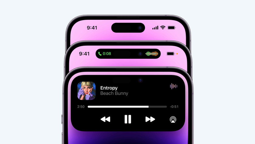 Dynamic Island op iPhone 15