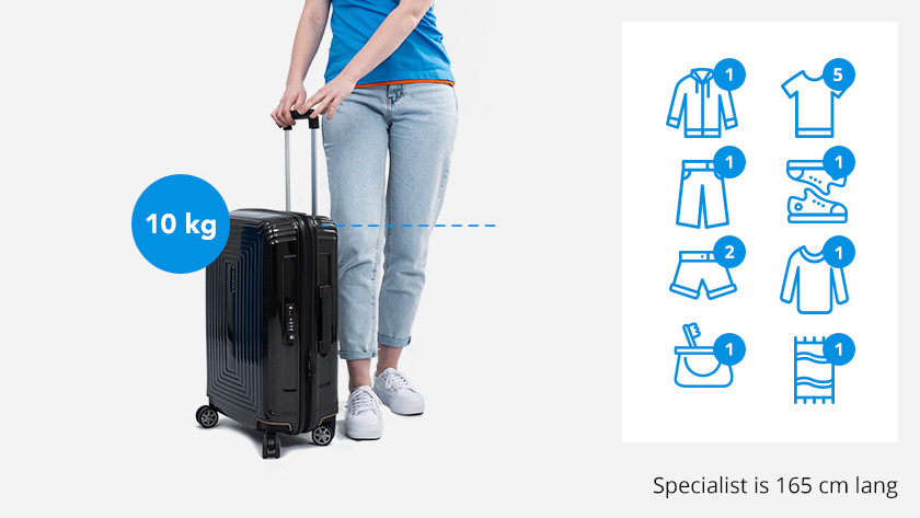 dimensions of medium size luggage