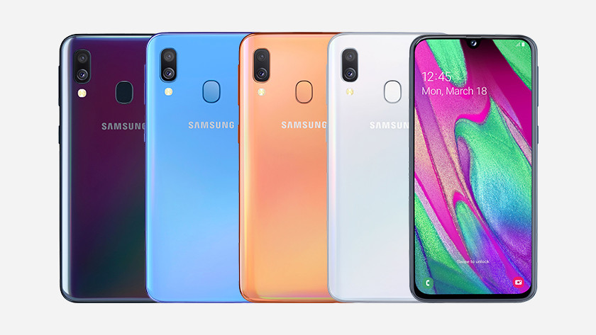 samsung galaxy a40 line up