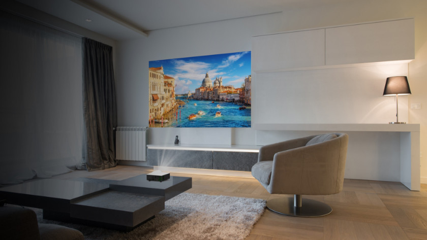 Watch movies on your projector