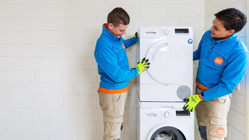 Washing machine and dryer set