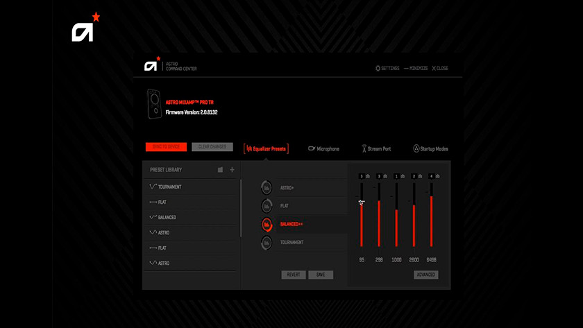 astro headset software