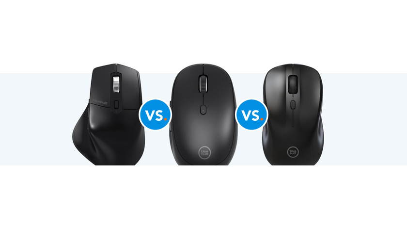BlueBuilt Imperium vs Tradendum vs Nexum draadloze muizen