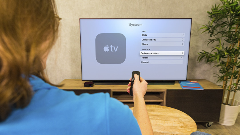 Klik op 'Software-updates'