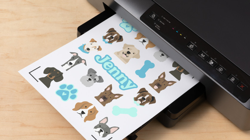 printer die cricut stickers print