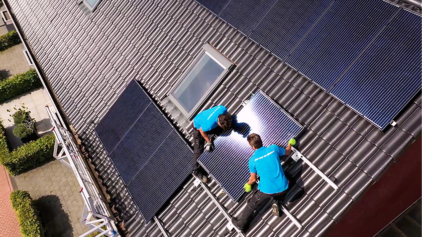 Zonnepanelen plaatsen