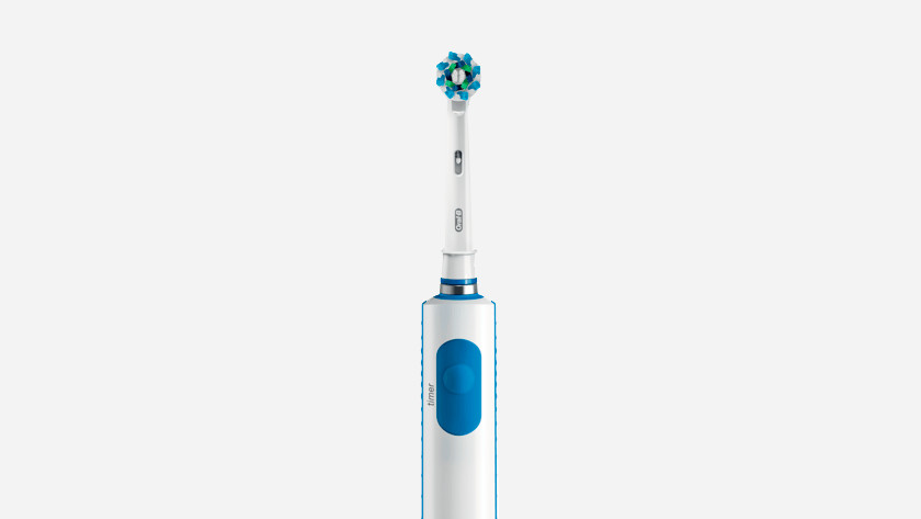 A rotating toothbrush's shape