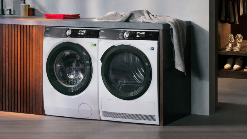 AEG washing machine and dryer set