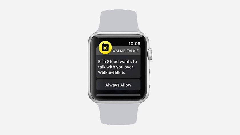 Can you use walkie store talkie on apple watch 3