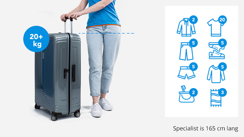 Largest luggage size for deals check in