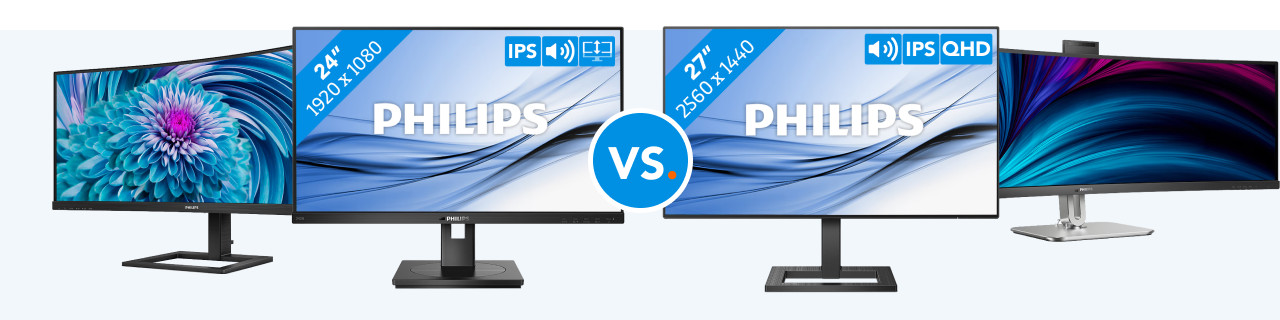 Vergelijk Philips monitoren | Coolblue