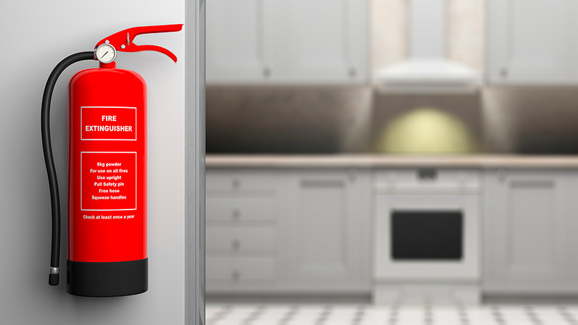 Home kitchen deals fire extinguisher