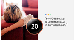 Google Assistent en Nest thermostaat