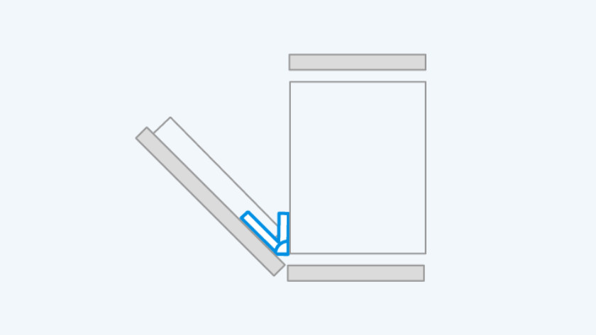 Fixed hinge outlet integrated dishwasher